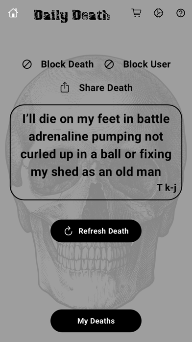 Daily Death Screenshot