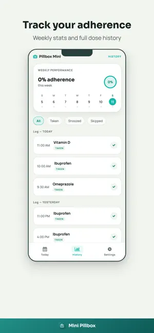 Mini Pillbox: Pill Reminder screenshot 3