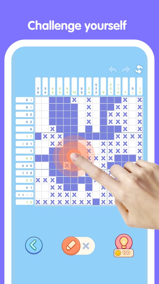 #5. Digtial Nonogram: color logic (iOS) Podle: BigJoy