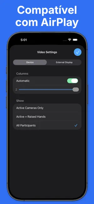 Participante app Zoom externo iPhone screenshot 5