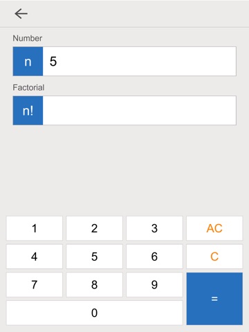 Factorial Calculator