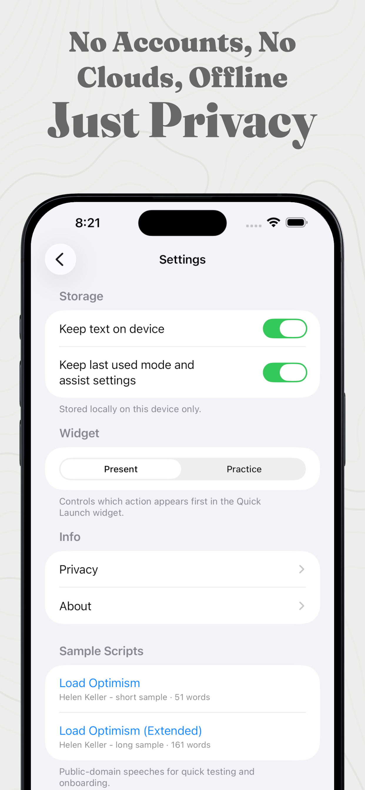 QuietCue: Speak, Don’t Read screenshot 7
