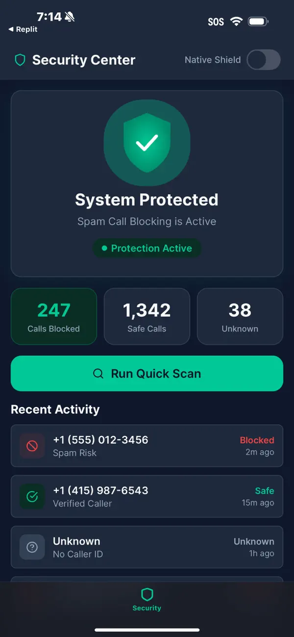 Screenshot #3 pour Security Center (8e55a6)