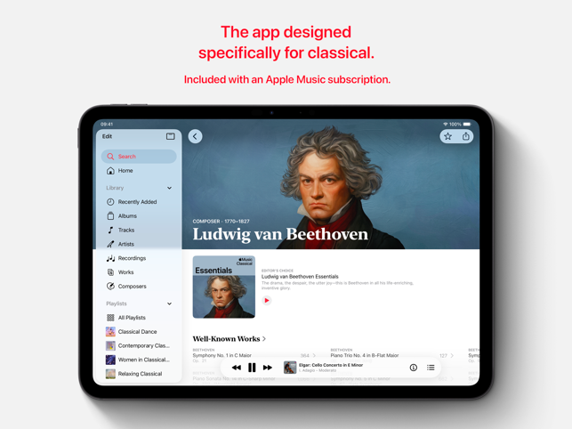 Apple Music Classical תמונות מסך