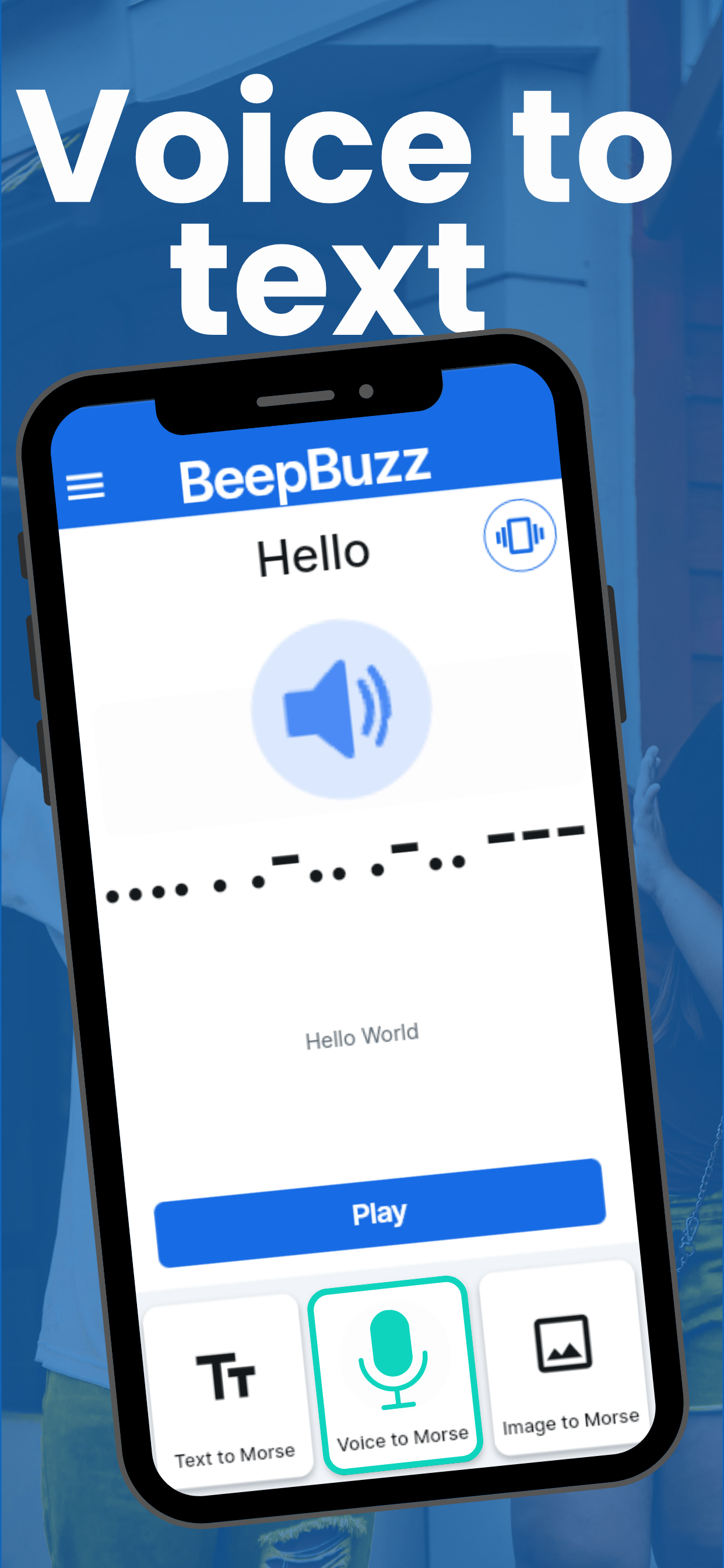 BeepBuzz  Morse Code Vibration