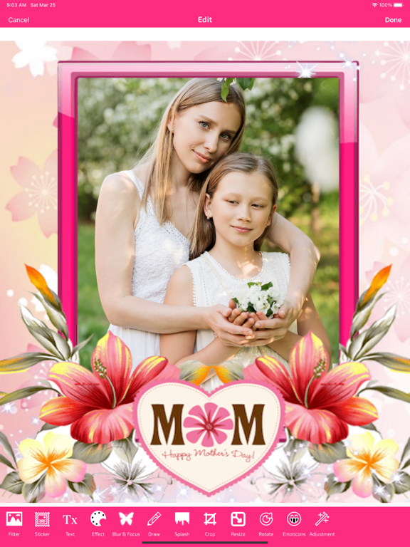 Screenshot #5 pour Mothers Day Photo Frames