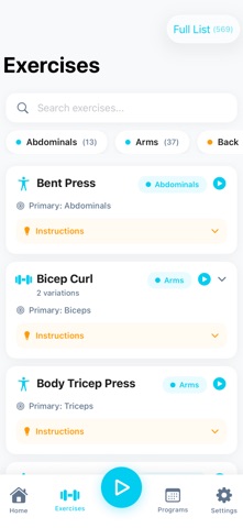 Daily Gym Track screenshot