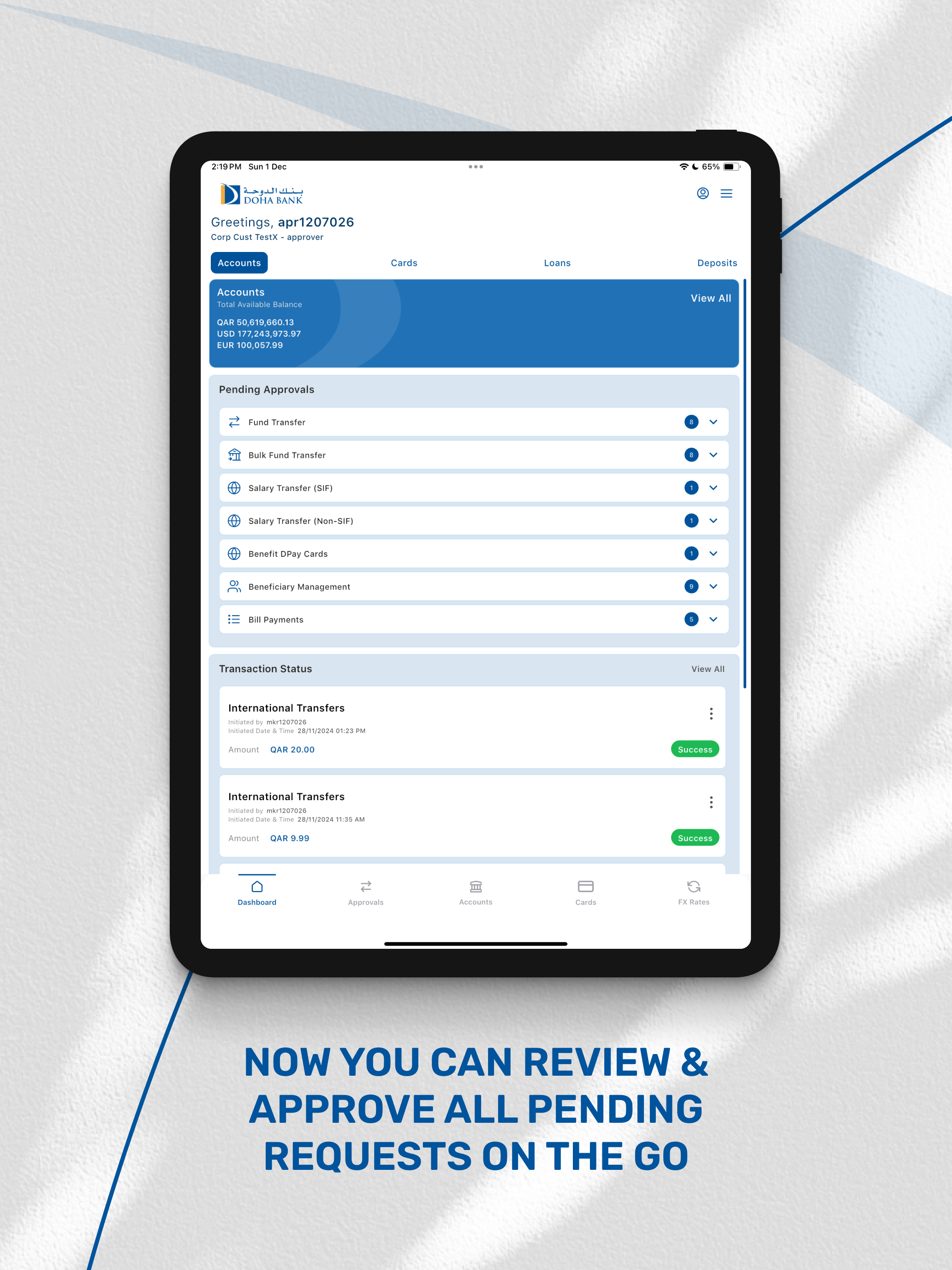 Doha Bank Corporate screenshot 8