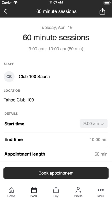Tahoe Club 100 Screenshot