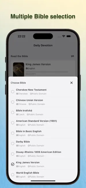 The Bible Chat Daily App iPhone screenshot 4