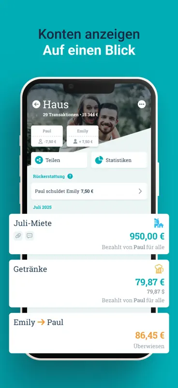 Sesterce – Split expenses screenshot 3 of 5