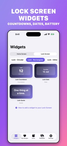 Widget Maker: Icons & Themes iPhone screenshot