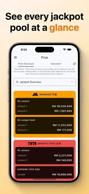 Live 4D Results Toto-Anini 4D screenshot 3