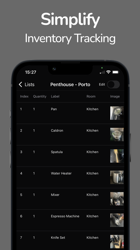 #3. Mono - Inventory Tracker (iOS) 由: Ludwig Villalba