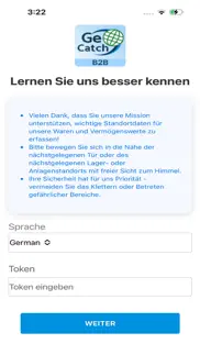 geocatch b2b iphone bildschirmfoto 1
