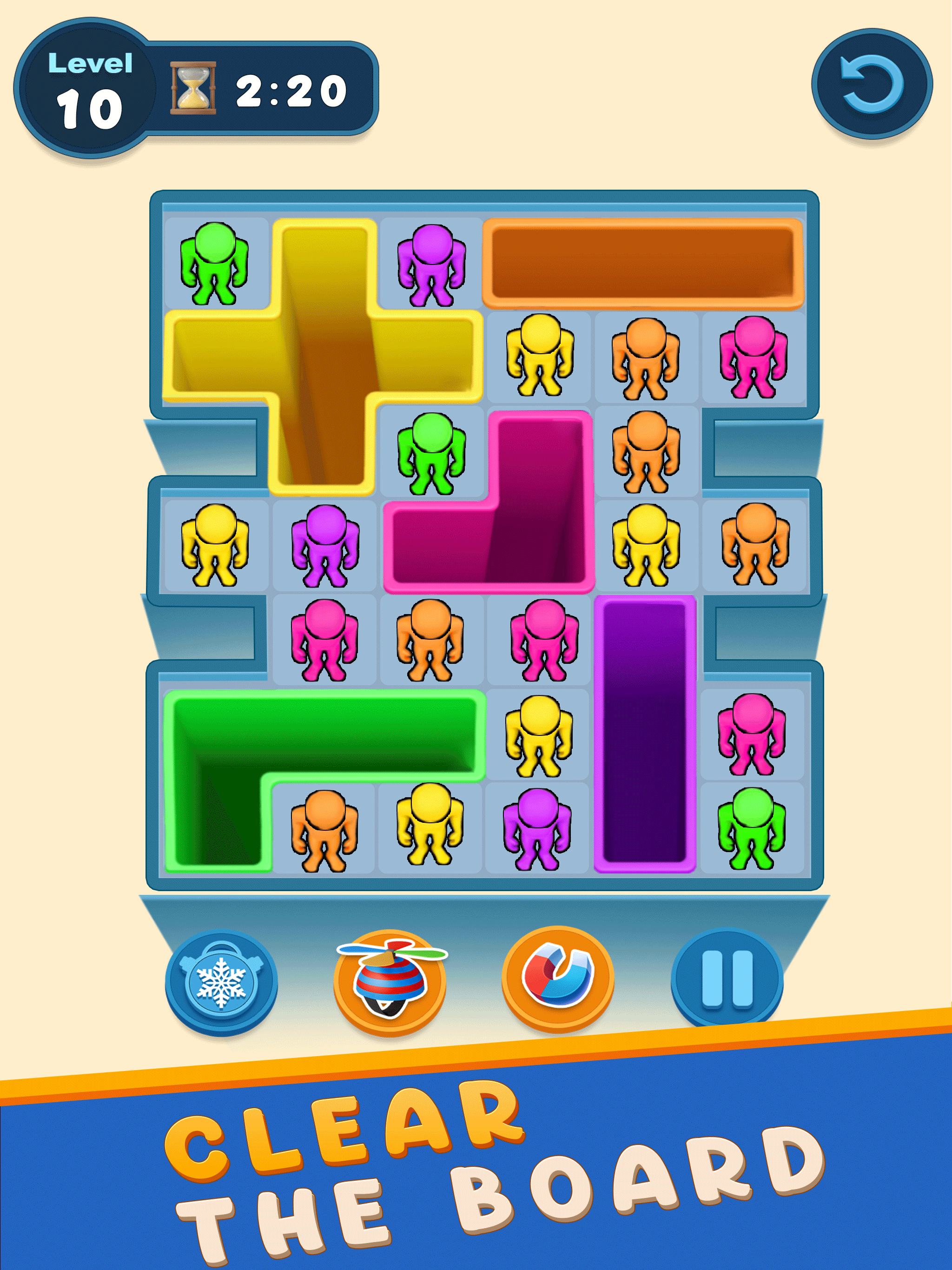 Drop Color Block Jam Away Game