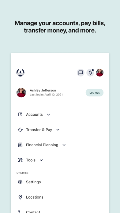 Atlantic Mobile Banking iPhone screenshot 5 - Finance app