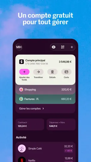 Capture d'écran de SumUp : Finances Personnelles sur iPhone 3