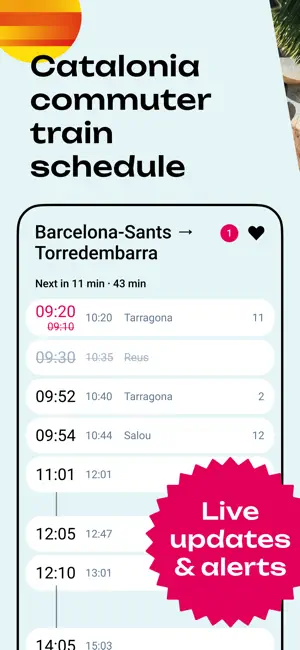 E-Trains: Rodalies Schedule screenshot 1
