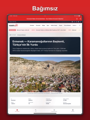 Ermenek'in Sesi iPad screenshot 2