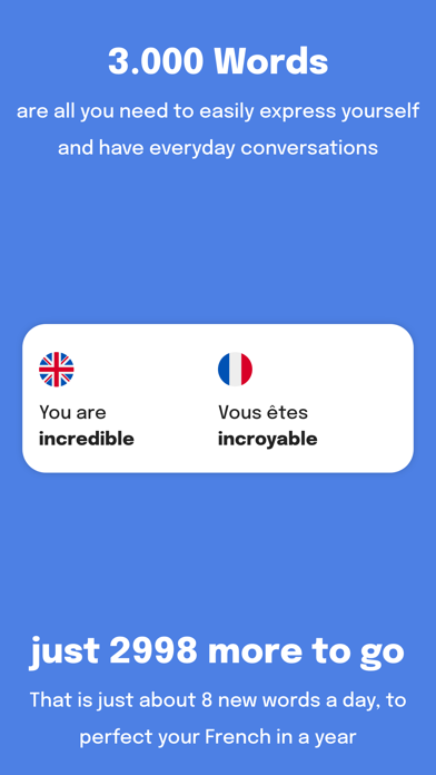 Most Common French Words Screenshot