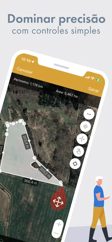 GPS Fields Area Measure Map screenshot 3 of 10