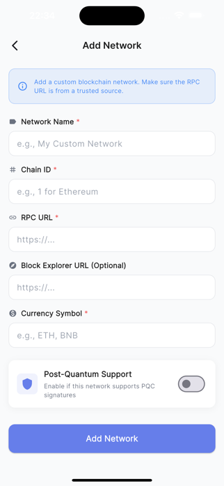 PQC Wallet Screenshot 3 of 7
