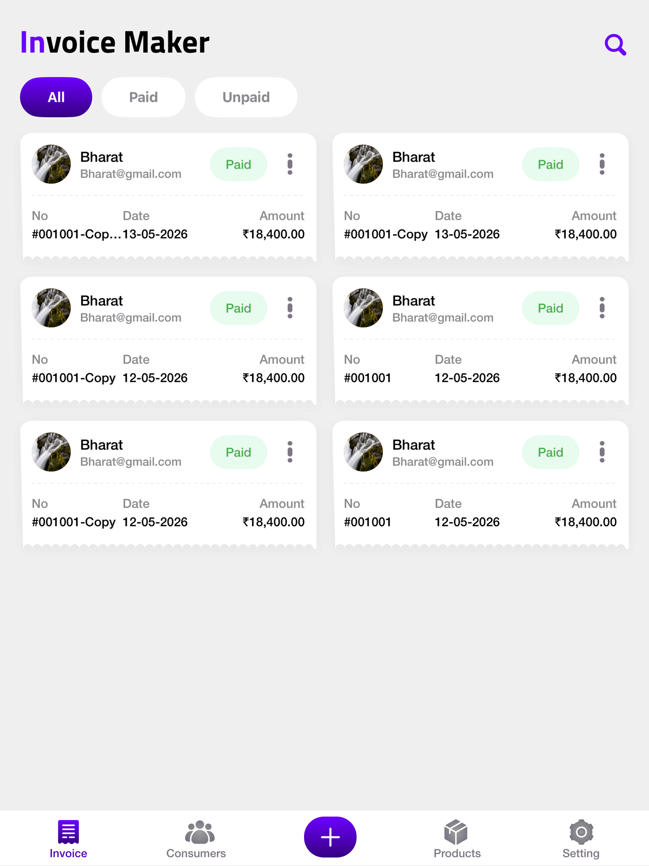 Invoice Maker & Simple Bills
