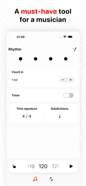 BPM Metronome screenshot 1