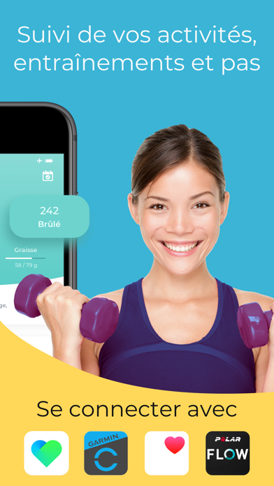 Screenshot #2 pour Compteur de Calories Quantlife