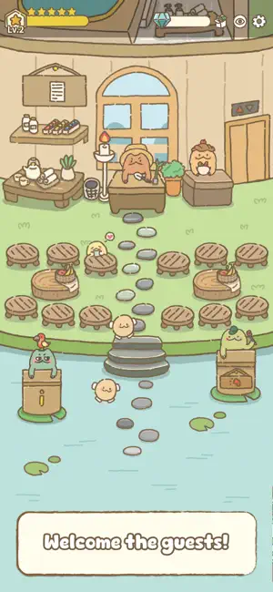 Idle Frog Hotel - Cozy Games screenshot 4