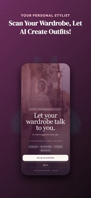 Stil: Closet & Outfit Planner screenshot 1