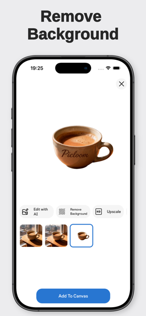محرر الصور بالذكاء الاصطناعي - لقطة شاشة من Picloom