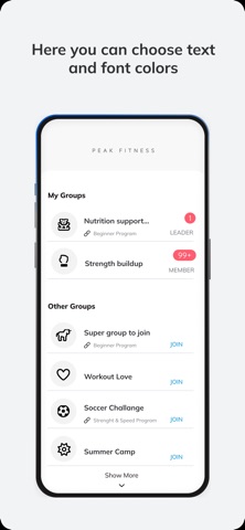 PEAK FITNESS LLC AR screenshot