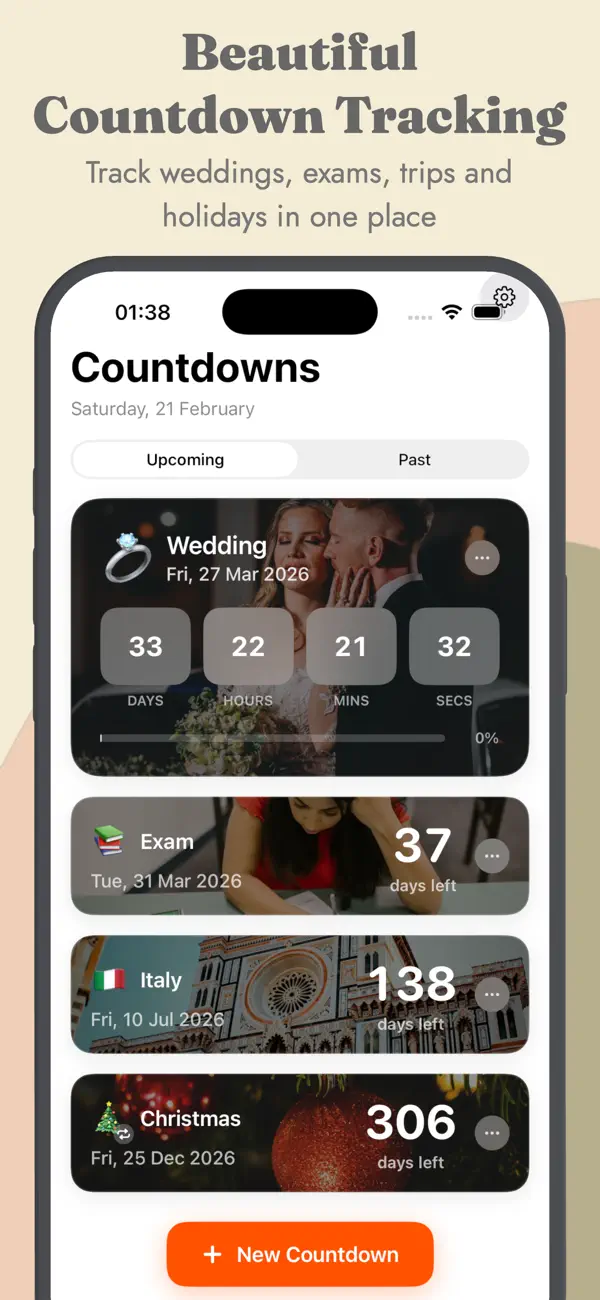 #1. Countdown Widget Event Date (iOS) Przez: Alaeddine Messaoudi