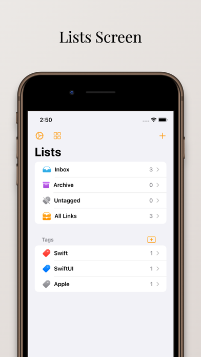 Link List - Save Links Screenshot