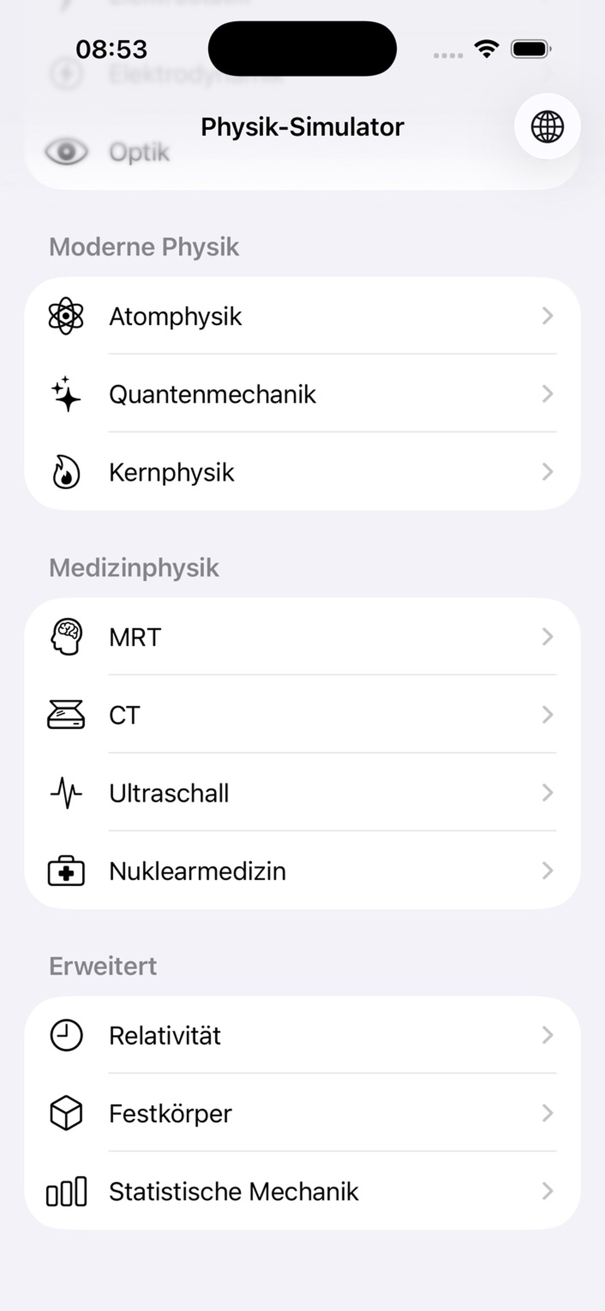 Interactive Physics Simulator