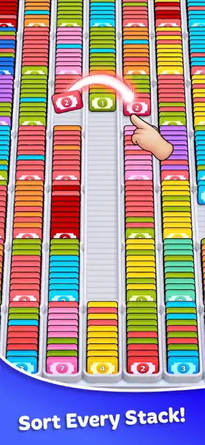 Money Sort: Merge Puzzle screenshot 1