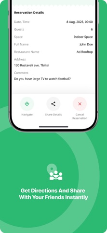 Rezto: Restaurant Reservations screenshot