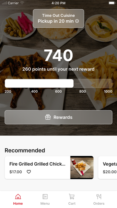 Time Out Restaurant iPhone screenshot 1 - Food & Drink app