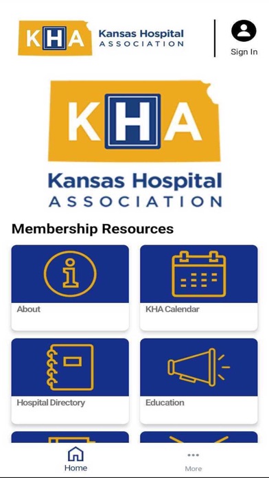 Kansas Hospital Association Screenshot