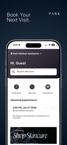 Park Medical Aesthetics iPhone screenshot