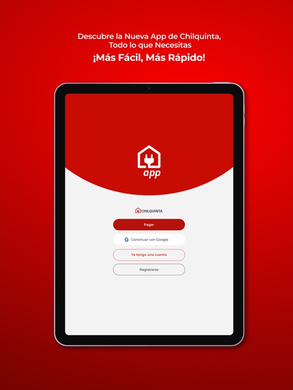 Chilquinta App iPad screenshot 5 - Utilities app