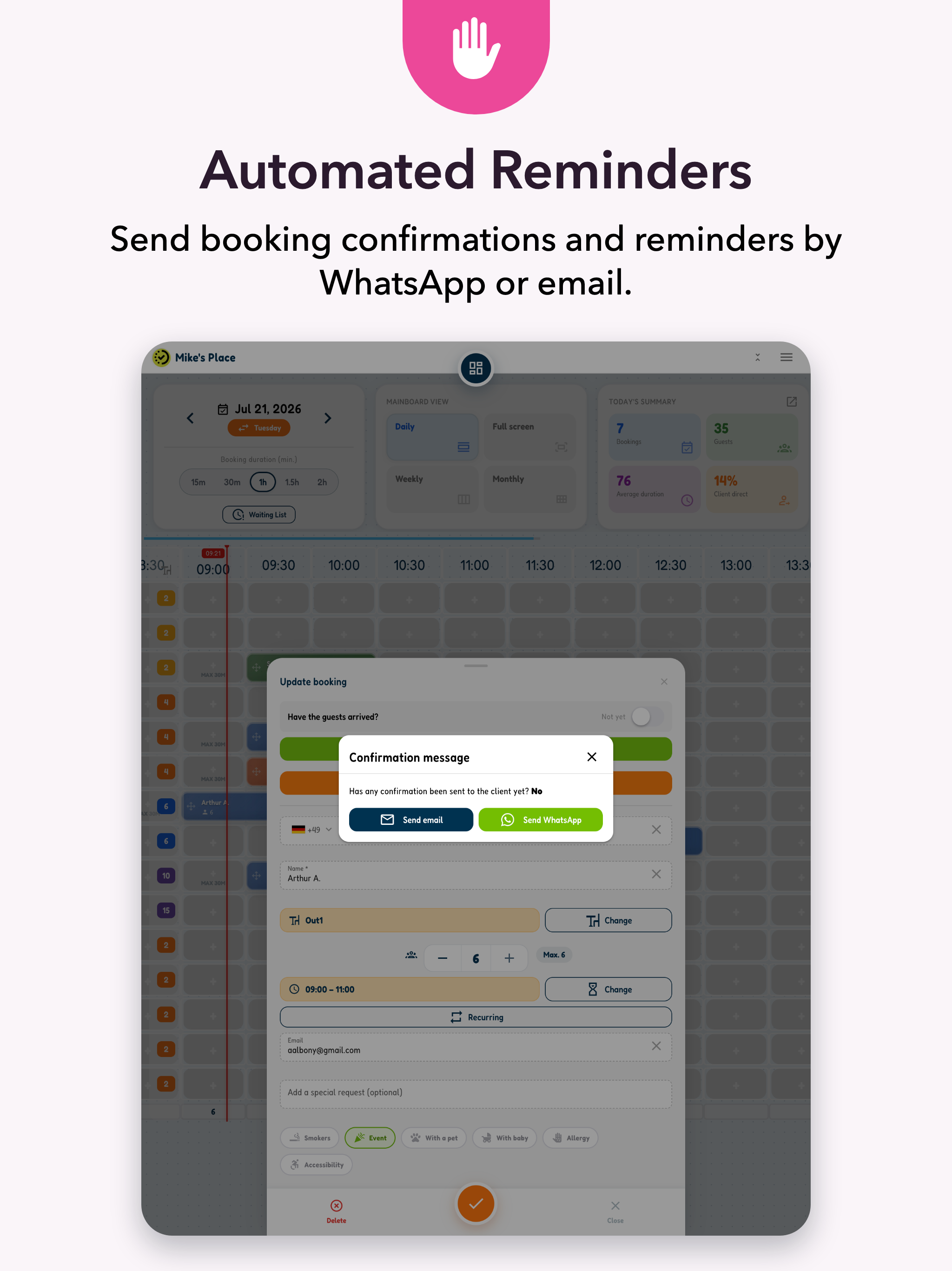 Nail Salon Scheduler Planner screenshot 12