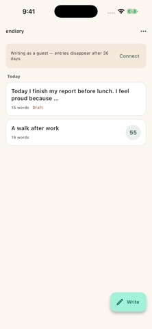 endiary: English diary Screenshot 4 of 4