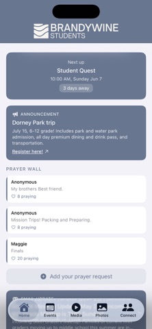Brandywine Students App screenshot