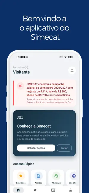Simecat Catalão iPhone screenshot 2