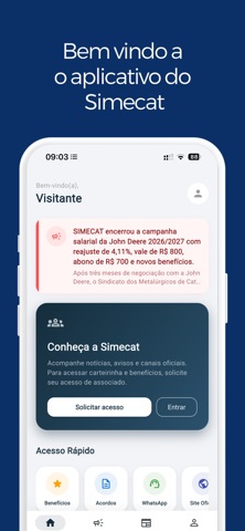 Simecat Catalão iPhone screenshot 2