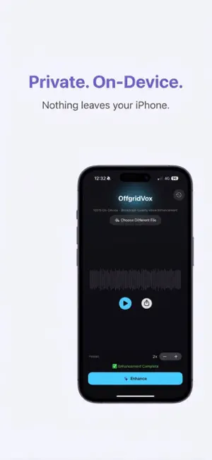 Noise Reducer - OffgridVox screenshot 4