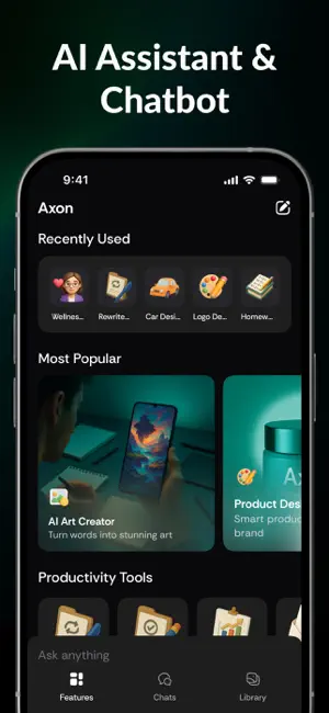 AI Chatbot & Assistant: Axon screenshot 1
